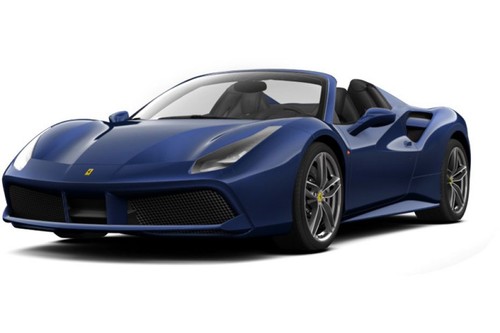 Ferrari 488 Spider Blu Swaters