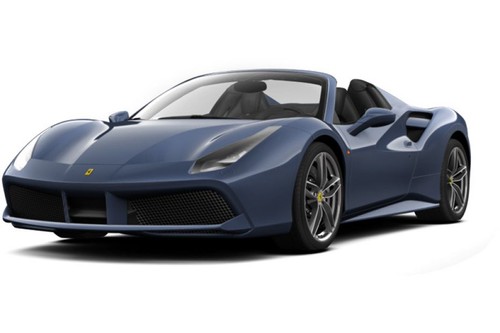 Ferrari 488 Spider Blu Mirabeau