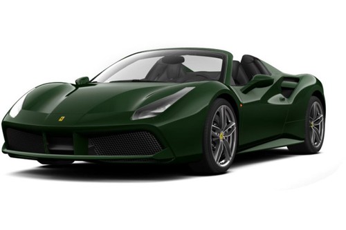 Ferrari 488 Spider Verde British
