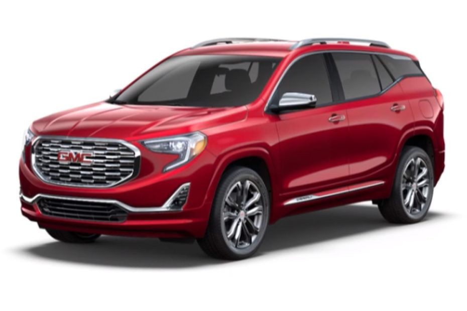 GMC Terain Denali Red Quartz Tintcoat in UAE