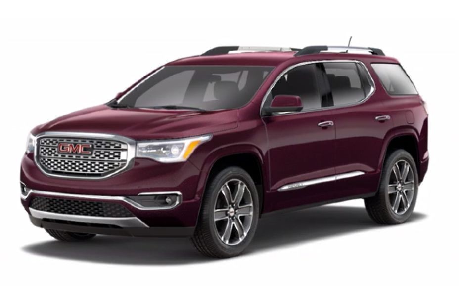 GMC Acadia Denali Black Cherry in UAE