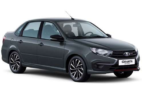 Lada Granta Sport Sedan Silver Dark Gray
