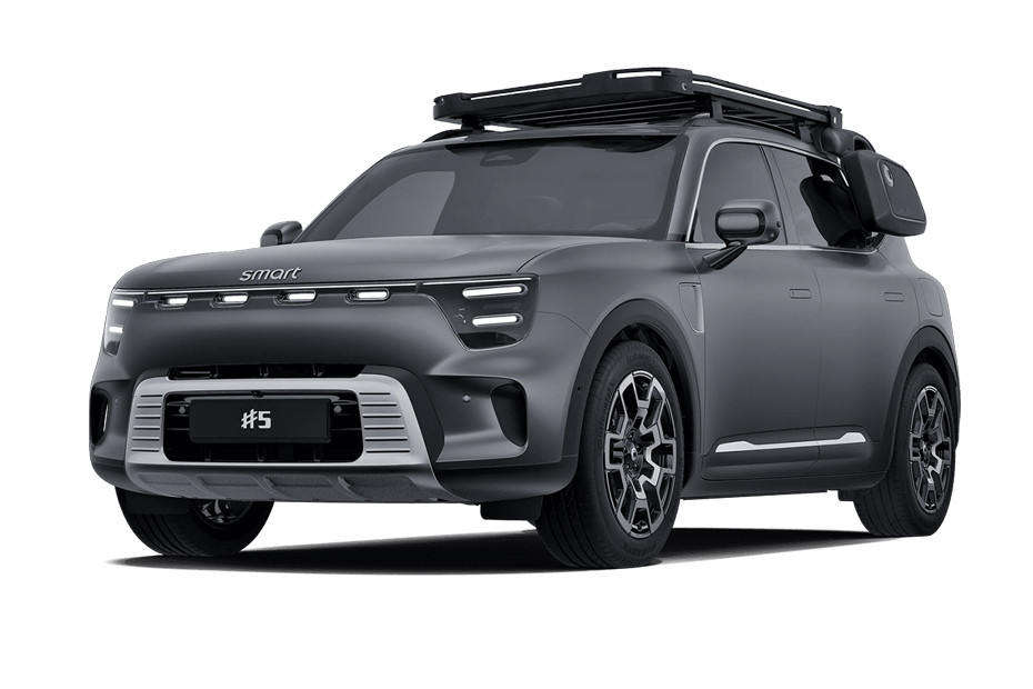 Smart 5 Atom Grey Matte - Eclipse Black