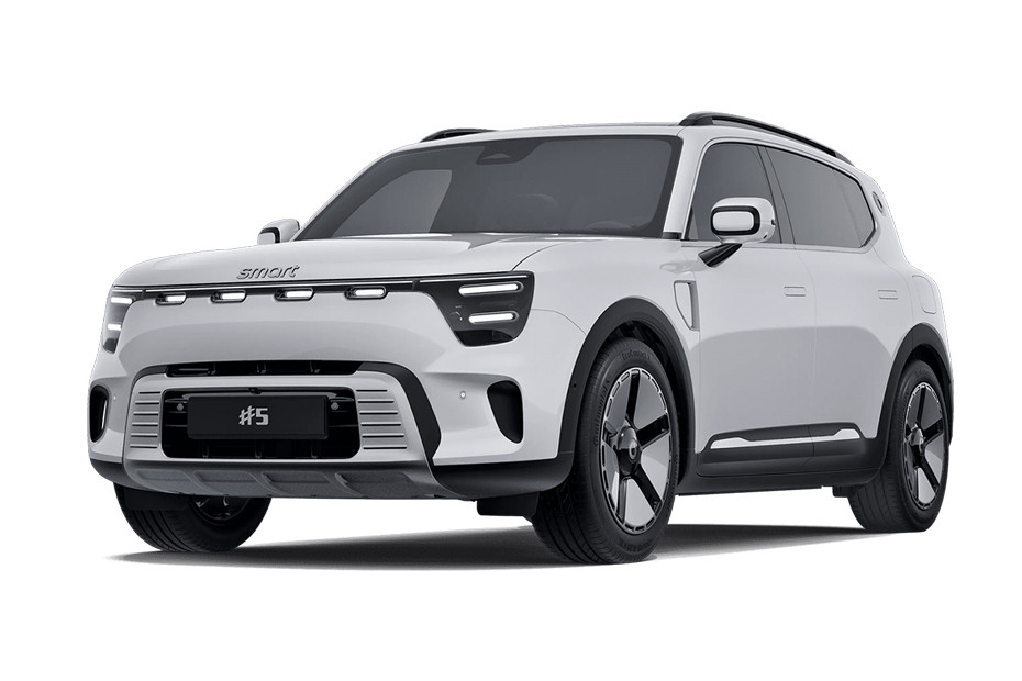 Smart 5 Digital White Metallic - Eclipse Black in UAE