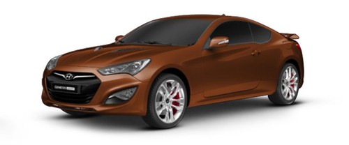 Hyundai Genesis Coupe Crystal Copper