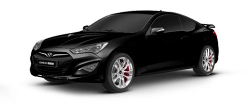 Hyundai Genesis Coupe Phantom Black