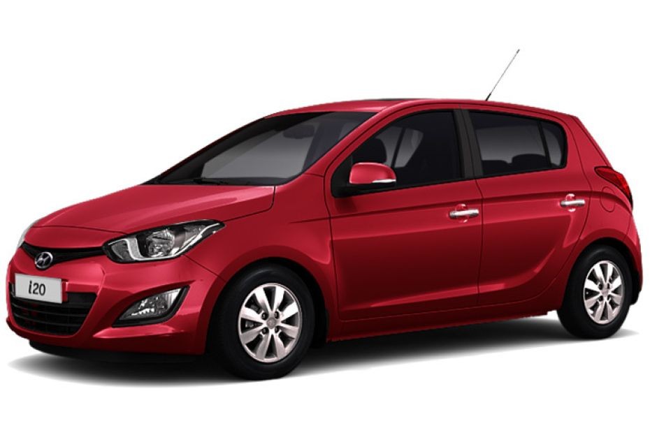Hyundai i20 5DR Electric Red in UAE