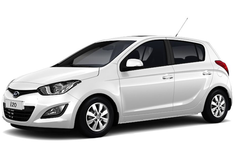 Hyundai i20 5DR Coral White in UAE