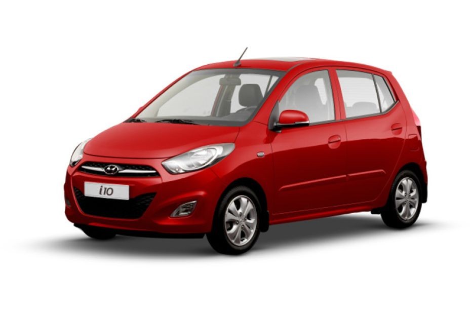 Hyundai i10 Electric Red in UAE