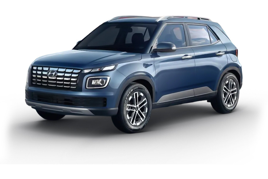 Hyundai Venue Blue in UAE