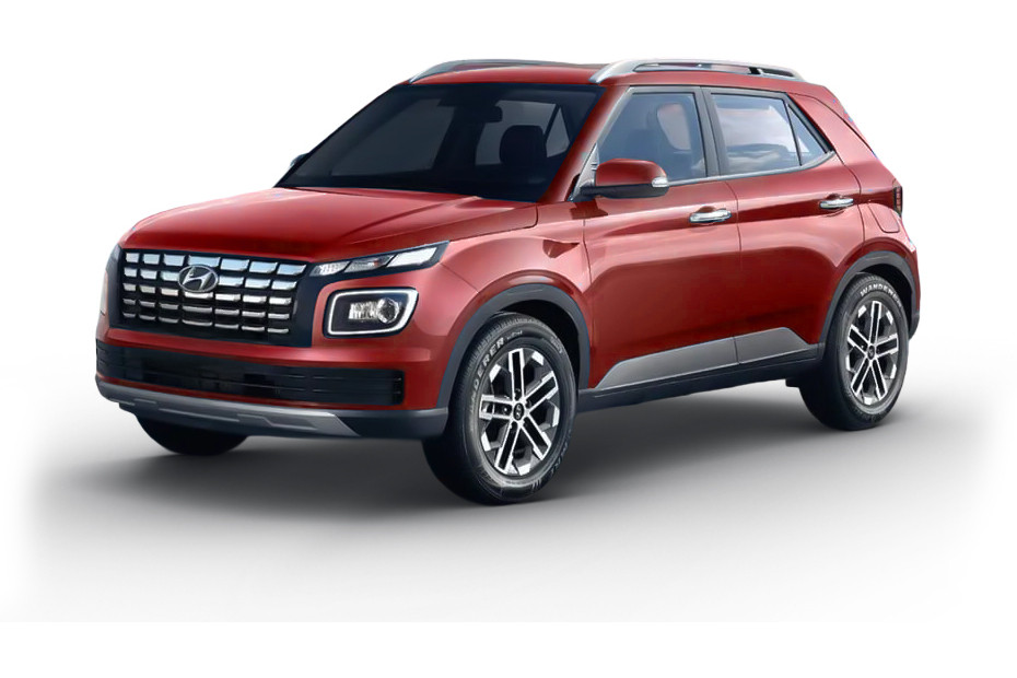 Hyundai Venue Red in UAE