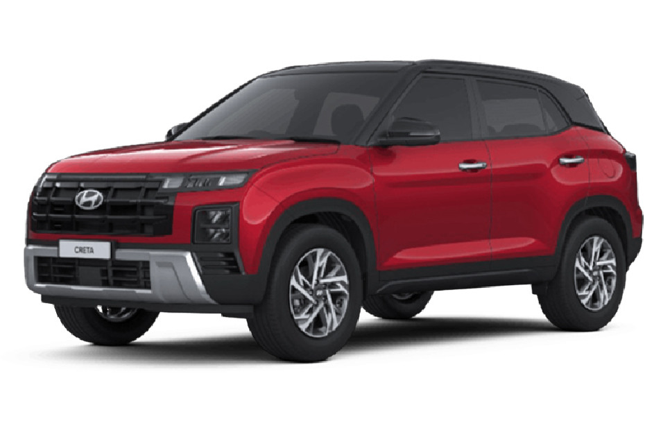 Hyundai Creta Dragon Red Pearl with Black Roof in UAE