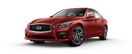 Infiniti Q50 Hybrid Vibrant Red