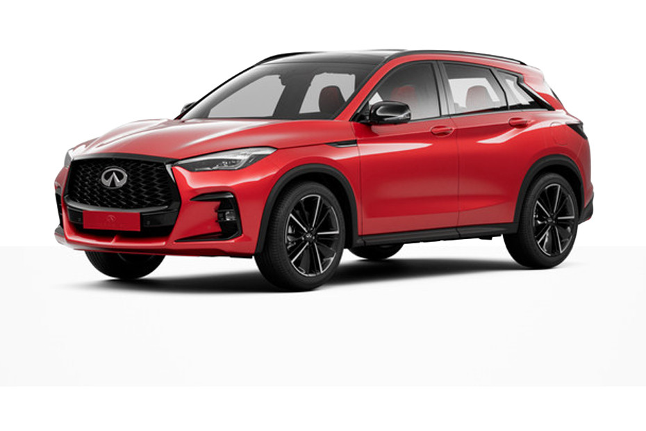 Infiniti QX50 Dynamic Sunstone Red in UAE