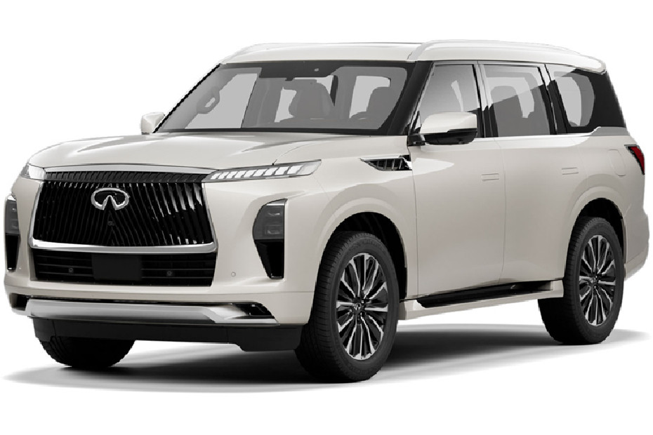 Infiniti QX80 Rediant White in UAE