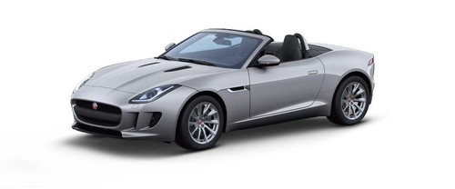 Jaguar F Type Convertible Rhodium Silver