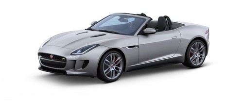 Jaguar F Type R Convertible Rhodium Silver