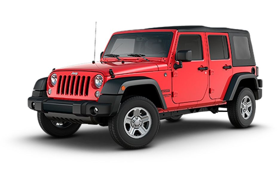 Jeep Wrangler Unlimited Firecracker Red in UAE