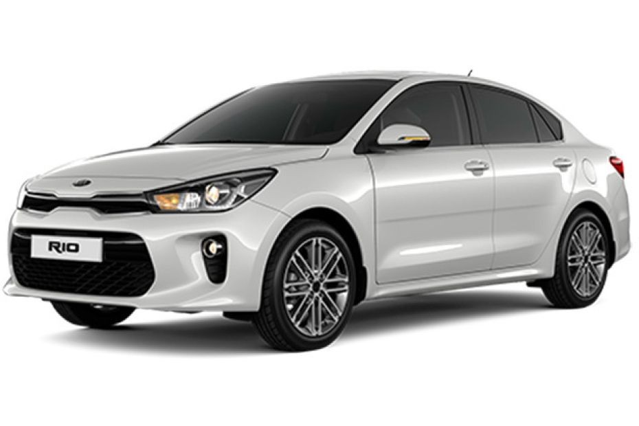 KIA Rio 4-Door Snow White Pearl in UAE