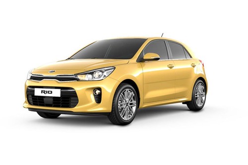 KIA Rio 5-Door Most Yellow
