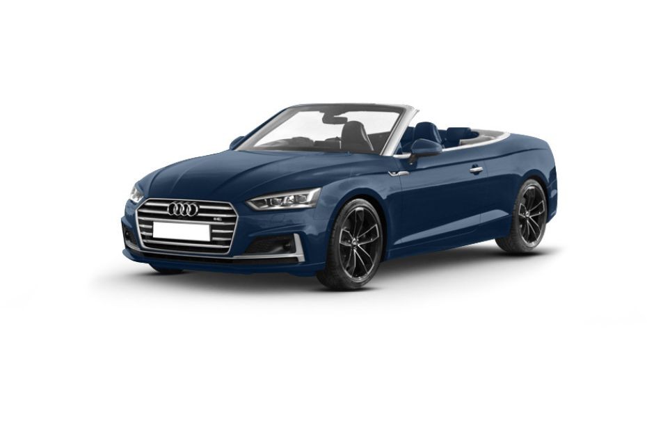 Audi S5 Convertible Navarra Blue Metallic in UAE