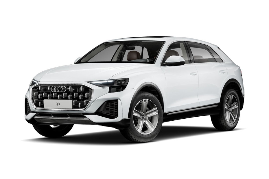 Audi Q8 Glacier White Metallic in UAE