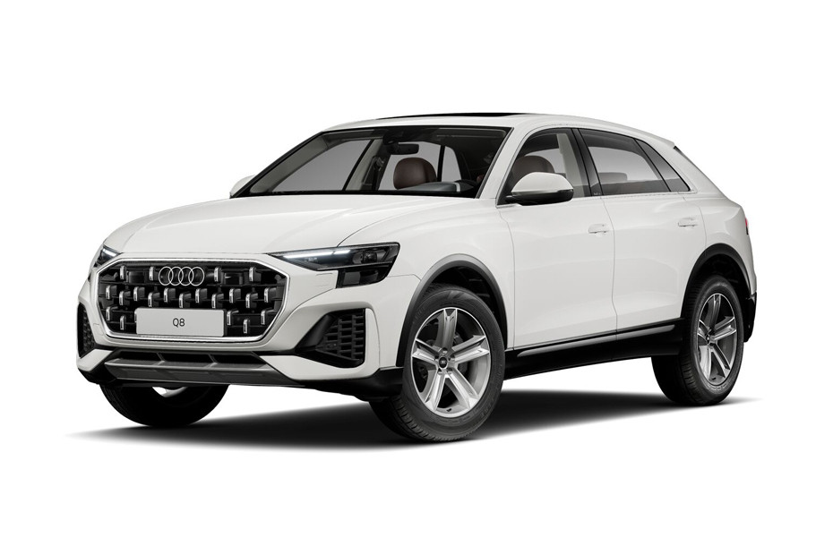 Audi Q8 Carrara White in UAE