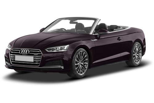 Audi A5 Cabriolet Dark Burgandy