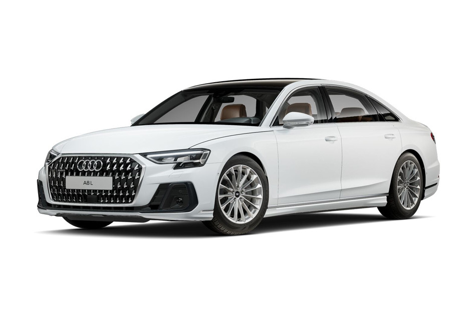 Audi A8 L Glacier White Metallic