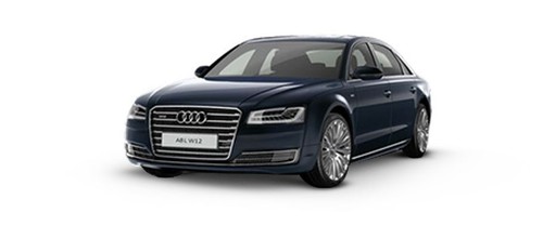 Audi A8 L W12 Moonlight Blue