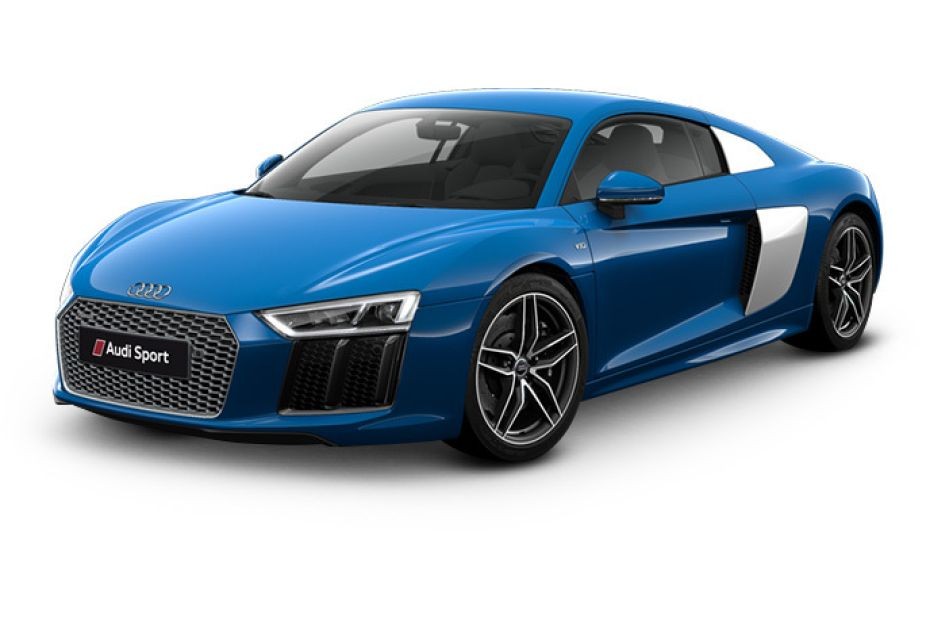 Audi R8 Coupe Macaw Blue in UAE