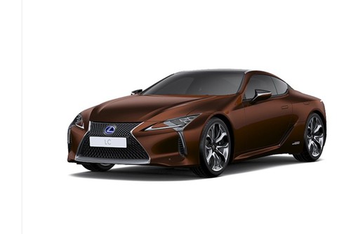 Lexus LC Hybid Amber Crystal Metallic
