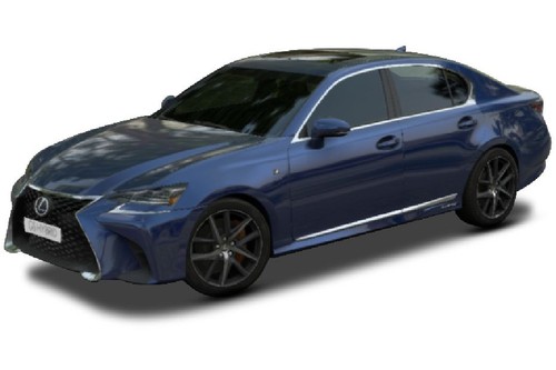 Lexus GS Hybrid Heat Blue Contrast Layering