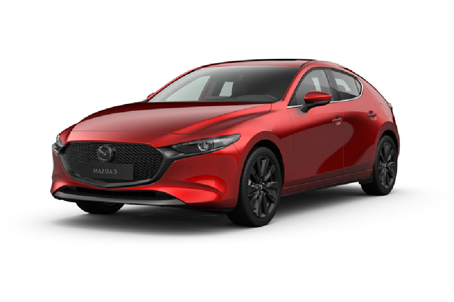 Mazda 3 Hatchback Soul Red Metallic in UAE