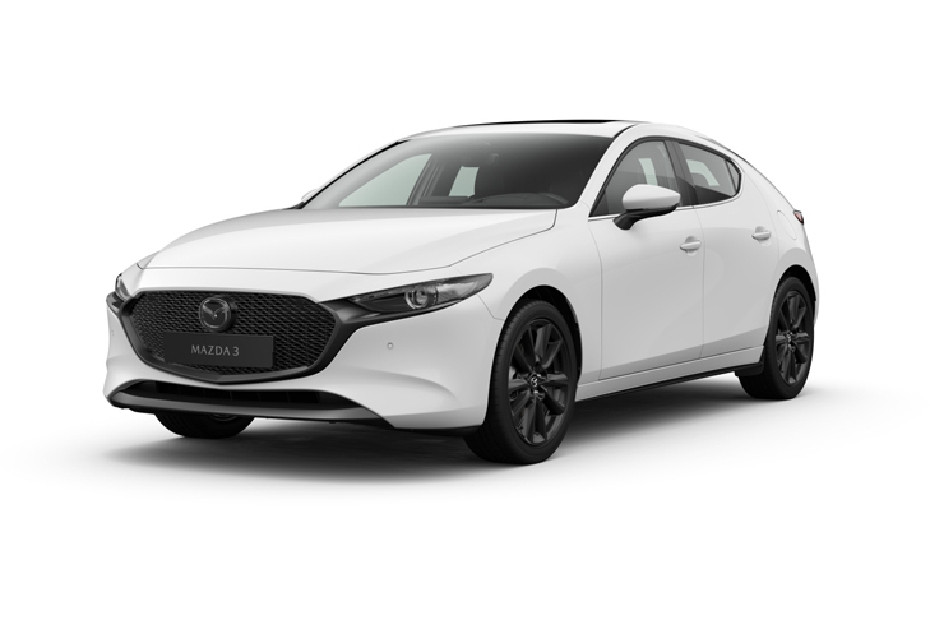 Mazda 3 Hatchback Arctic White in UAE