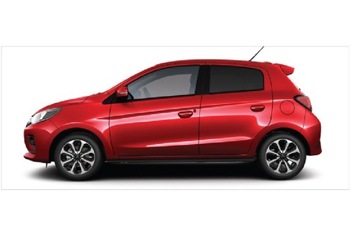 Mitsubishi Mirage Red Metallic
