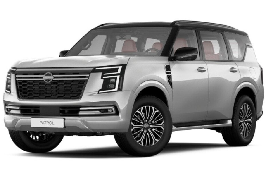 Nissan Patrol Silver Metallic With Super Black Roof Nissan Patrol Silver Metallic With Super Black Roof