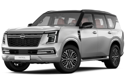 Nissan Patrol Silver Metallic With Super Black Roof