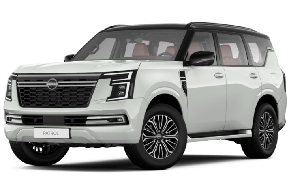 Nissan Patrol Radiant White with Super Black Roof Nissan Patrol Radiant White with Super Black Roof