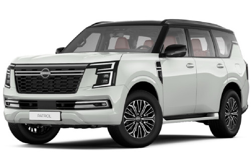 Nissan Patrol Radiant White with Super Black Roof