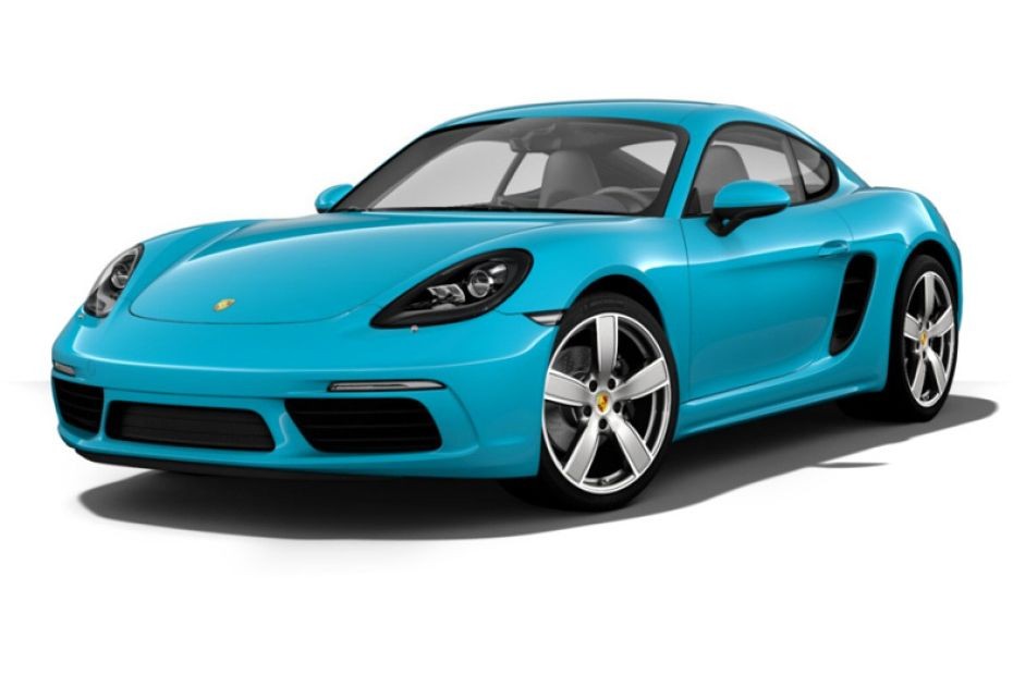Porsche 718 Miami Blue in UAE