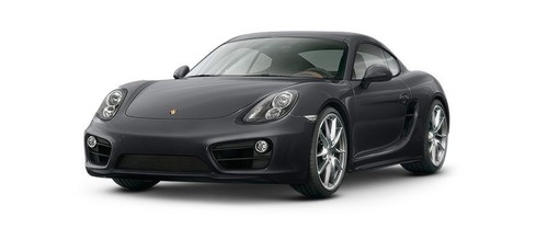 Porsche Cayman Agate Grey Metallic Carmine