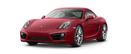 Porsche Cayman Carmine Red