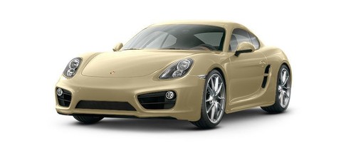Porsche Cayman Lime Gold Metallic