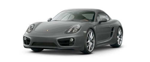 Porsche Cayman Rhodium Silver Metallic