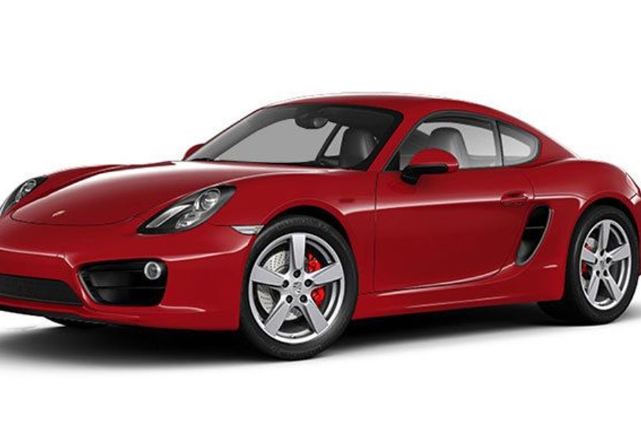 Porsche Cayman S Carmine Red in UAE
