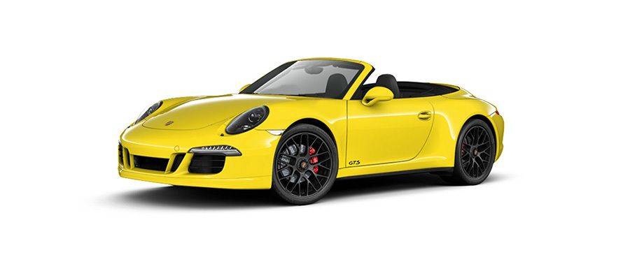 Porsche 911 Carrera GTS Cabriolet Racing Yellow Porsche 911 Carrera GTS Cabriolet Racing Yellow