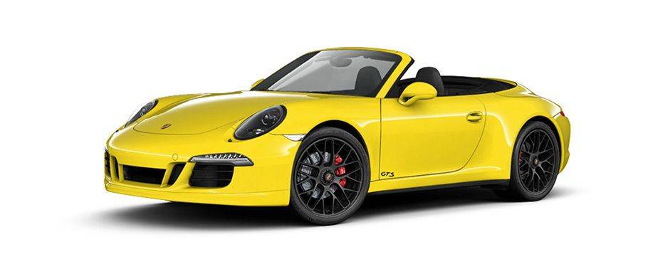 Porsche 911 Carrera 4 GTS Cabriolet Racing Yellow Porsche 911 Carrera 4 GTS Cabriolet Racing Yellow