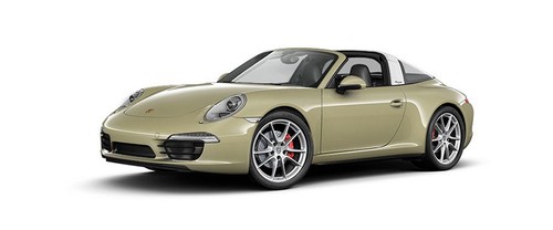 Porsche 911 Targa 4S Lime Gold Metallic