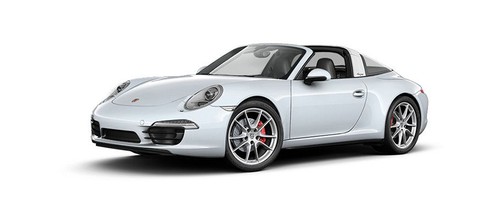 Porsche 911 Targa 4S Rhodium Silver Metallic